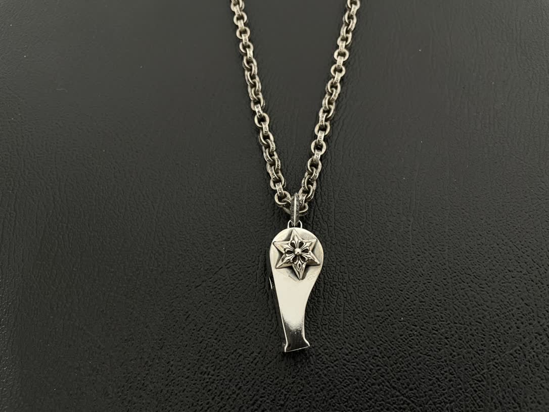 Chrome Hearts Silver Charm Necklaces